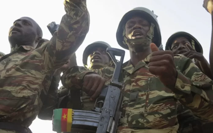 Soldiers from Cameroon drive out militants in favor of Biafra from Bakassi