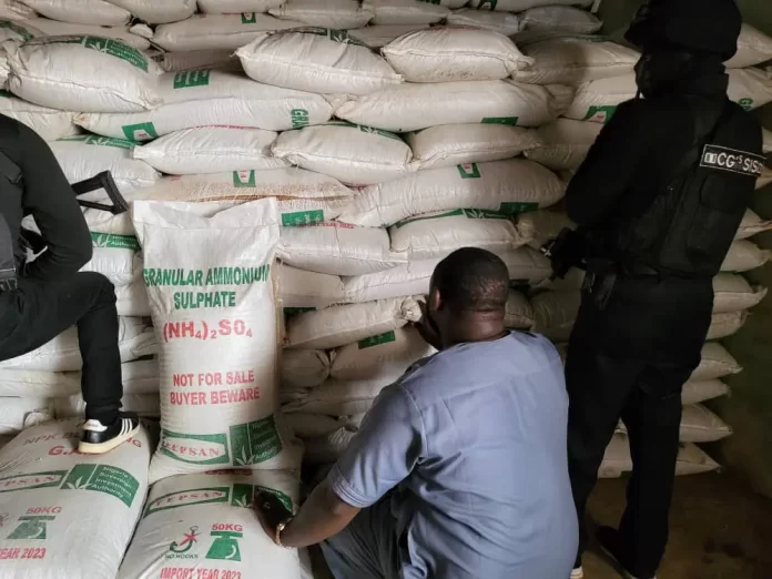 The NSCDC busted a Jos-based syndicate that produced contaminated fertilizer.