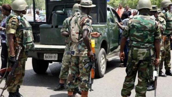 In Plateau, Kaduna, troops detain 52 people and kill five.