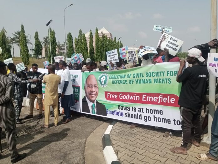 CSO gives EFCC and Tinubu a seven-day deadline to release Emefiele.