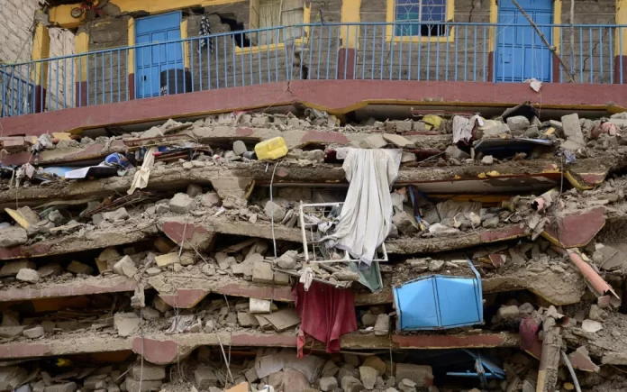 Another storey building in Lagos collapses, leaving one dead.