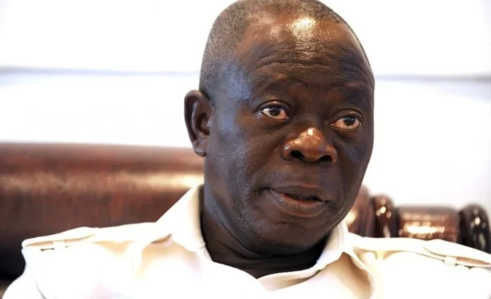 Adams Oshiomhole names three persons that plotted his removal as APC National Chairman